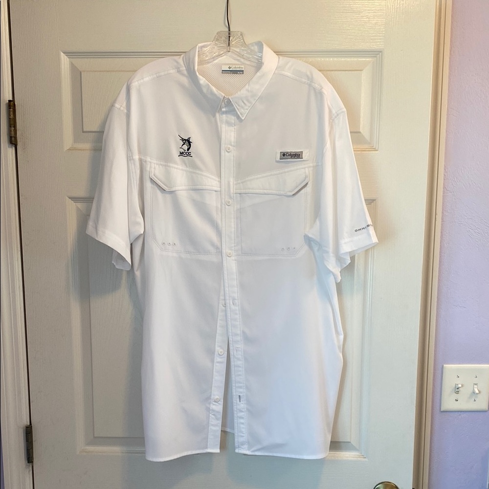 Columbia Sportwear Men’s Lightweight White Shirt XL